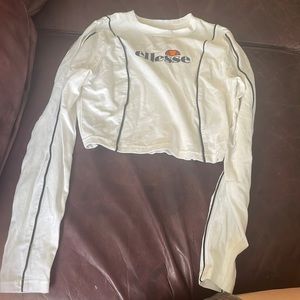 Long sleeve White Ellesse shirt